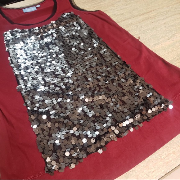 Vera Wang t-shirt with silvery sequins - Picture 6 of 11